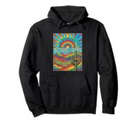 We Pride At Dawn, Western Vintage LGBTQ Rainbow Desert Sweat à Capuche