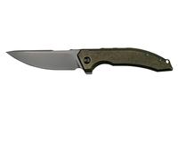 WE Quixotic Manche en Titane Vert Perle Argentée Lame CPM 20CV WE21016-4