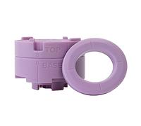 We R Makers Button Press Insert Interchangeable Ovale 45 mm - avec 5 Boutons - pour Machine à Badge - Pins Personnalisés avec Papier & Tissu - pour Vêtements, Sacs & Ateliers - avec Matrice de Découpe