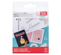 We R Makers Chibitronics Piles & Ruban Mousse - Support Pile & Rouleau Foam Double Face pour Circuits LED - pour Cartes Illuminées & Électronique DIY - Fonctionne avec Ruban Conducteur