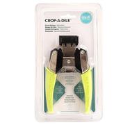 We R Makers Crop-A-Dile Corner Chomper Stub & Deco - Ticket - Poinçonneuse - Perforatrice 1 Trou pour Papier, Cuir, Carton, Mousse & Plus - Vert