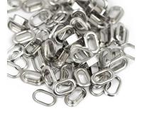 We R Makers Crop-a-Dile Œillets Ovale Argenté - pour Pince à Œillet - 50pcs
