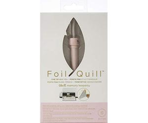 We R Makers Foil Quill Heat Pen Fine Tip 0,5 mm - avec Connexion USB pour Plotters de Découpe - Inclus 4 Adaptateurs & Plaque Résistante à la Chaleur - Transfert, Scrapbooking & Loisirs Créatifs