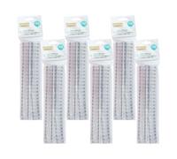 We R Makers Lot de 12 spirales de reliure pour journaux, planificateurs et scrapbooking Argenté 1,6 x 26,7 cm