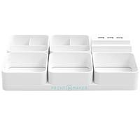 We R Makers Printmaker Système de Stockage USB modulaire Blanc Peignes emboîtables Organisation Compact Gravure Scrapbooking Étiquetage Journal, Arts, Artisanat, Couture