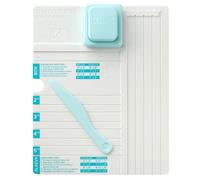 We R Makers Shadow Box Punch Board - Plioir avec Perforatrice pour Boîtes d'Ombres et Cadres en Papier - Inclus Perforatrice d’Angle - Planche de Perforation pour Papercrafts & Scrapbooking