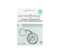 We R Memory Keepers AMERICAN CRAFTS/WE R MEMORY 3 Button Key Chain Kit 661074, Power 3