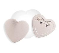 We R Memory Keepers – Pièces pour badge – Cœur – 27 pièces