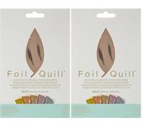 We R Memory Keepers Foil, Étourneau Étoilé, Ensemble de 30 Feuilles, à Utiliser avec Quill et Créez Des Brillants Ornements et designs, 10, 1 x 15, 2 cm (Lot de 2)