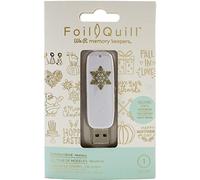 We R Memory Keepers Foil Quill Clé USB Art Drive, Vacances, avec 200 Thèmes, Phrases et Images, Créez Des Brillants Ornements et designs pour la fabrication de Cartes, Scrapbooking, Journaling