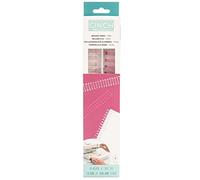 4 Binding Wires Pinks - Spirales Reliure 1,58 Cm