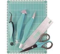 We R Memory Keepers Mini Kit Outils Scrapbooking 6 Pieces, Blanc
