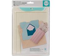 We R Memory Keepers Mini Score Board - Planche de Rainurage - 15,2 x 20,3 cm - Plioir en Os incluse - Pour le papercraft, la création de cartes et le DIY