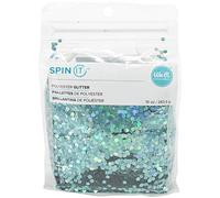 We R Memory Keepers Spin It Super Chunky Glitter 10oz-Teal