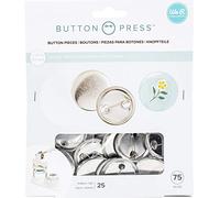 We R Memory Keepers/WE R MEMORY WR Button press 25 boutons 37mm Metal 661070 Taille unique