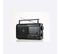 WE Radio grandes ondes AM/FM/SW1/SW2 Prise casque prise secteur ou pile (non incluse) noir