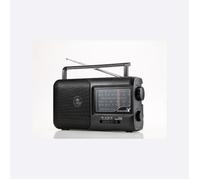 WE Radio Portable Grandes Ondes : FM/AM/SW/LW avec Haut-Parleur intégré, Antenne Externe, avec Poignée de Transport - Noir