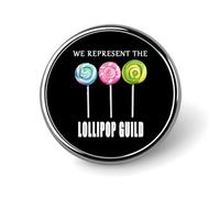 We Represent The Lollipop Brooch Pins for Women Men Cute Badge Lapel Pins for Backpack Dress Accessories