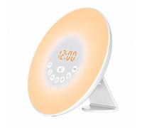 We Réveil lumineux WE 2W radio FM avec simulateur d’aube et de crépuscule