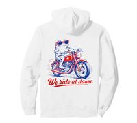 We Ride At Dawn Frog Moto Funny Sweat à Capuche