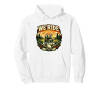 We Ride at Dawn Golf Golf Humour décontracté Sweat à Capuche