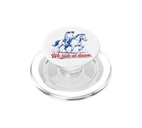 We Ride At Dawn Grenouille Équitation Drôle PopSockets PopGrip pour MagSafe