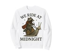 We Ride at Midnight Raccoon Sweatshirt