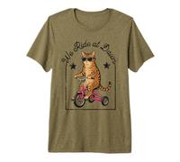 We Ride Dawn Lunettes de Soleil Motif Chat tigré T-Shirt Haut de Gamme