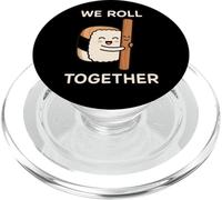 We Roll Together - Jeu de Mots Amusant pour sushis PopSockets PopGrip pour MagSafe