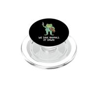 We Save Animals At Dawn Refuge pour Animaux Vétérinaire PopSockets PopGrip pour MagSafe