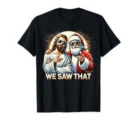 We Saw That Christmas Duo Funny Holiday T-Shirt