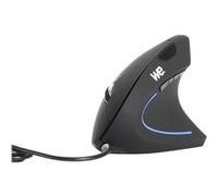 WE Souris Verticale Filère Droitier 5 Boutons, Rechargeable Souris Ergonomique, Mouse Verticale Droitier DPI Réglable - Prévention du Syndrome de la Souris - Noir
