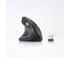 WE Souris Verticale sans Fil Gaucher 5 Boutons, 2.4GHz Rechargeable Souris Ergonomique, Mouse Verticale Droitier DPI Réglable - Porté 10M Prévention du Syndrome de la Souris - Noir
