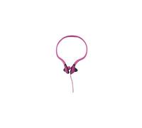 WE Écouteurs sport intra – Intra-auriculaires filaires (jack 3,5mm) avec micro, tour de cou – Rose