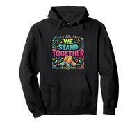 We Stand Together Unity Support Sensibilisation Sweat à Capuche