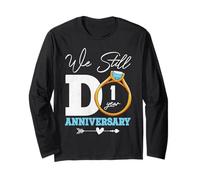 We Still Do 1 Year Funny Couple 1er Anniversaire de Mariage Manche Longue