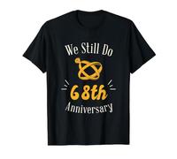 We Still Do 68th Wedding Anniversary - Married Ago T-Shirt Graphique avec Valeur, Homme, Noir, M