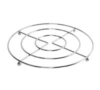 WE-STOCK Dessous de plat élégant et fonctionnel en acier inoxydable de 16 cm - Votre allié pour des tables irréprochables