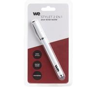 WE Stylet / stylo à bille pour téléphone portable et tablette – Blanc