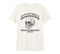 We Suffer More in Imagination Stoic Seneca Wisdom Citation T-Shirt Haut de Gamme