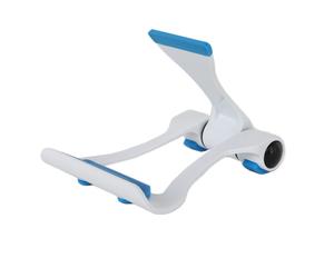 WE Support Téléphone Bureau, Portable Support Smartphone de Table - Support Téléphone Dock, Ajustable Universel - Blanc/Bleu