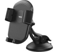 WE Support Voiture Universel pour Smartphones : Fixation Ventouse Tableau de Bord - Système Pince avec 3 Points de maintiens - Rotatif 360° - Max 8,9CM