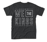 We The Kings T Shirt You Are My Only nouveau officiel Homme Noir