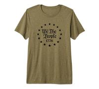 We The People 1776 Drapeau Betsy Ross T-Shirt Haut de Gamme