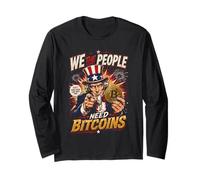 We The People Bitcoin USA Cryptomonnaie Manche Longue