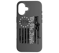 We The People - Drapeau américain des Droits des Armes à feu patriotiques AR15 Pro Guns Coque pour iPhone 16