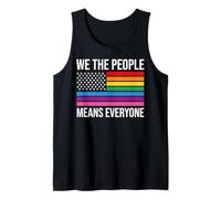 WE THE PEOPLE MEANS EVERYONE X LGBTQIA+ LGBTQ USA Débardeur