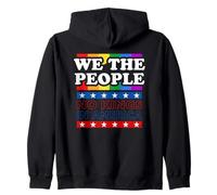 We The People Rainbow No Kings In America Déclaration Sweat à Capuche