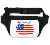 We The People Sac banane avec motif drapeau américain Blanc