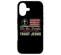 We The People Trust Jesus Drapeau américain Patriotique chrétien Coque pour iPhone 17